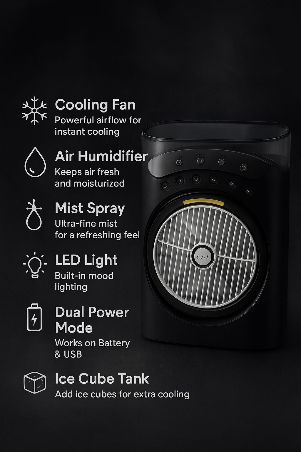 Air Humidifier Cooling Fan