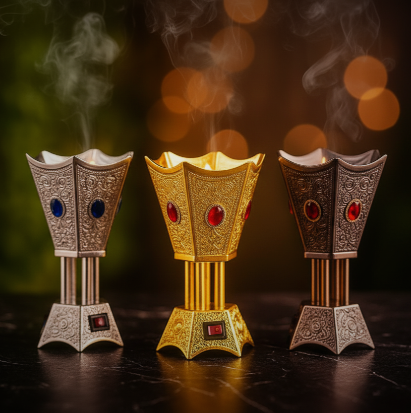 6 Corners Bakhoor Incense Burner