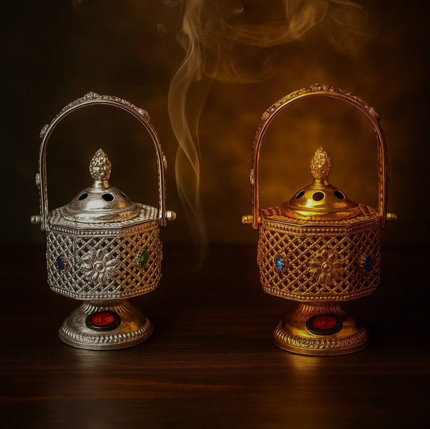 Basket Electric Bakhoor Incense Burner
