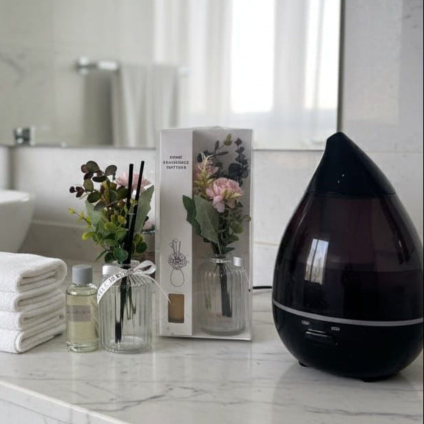 Elegant Reed Diffuser with Flower Sticks